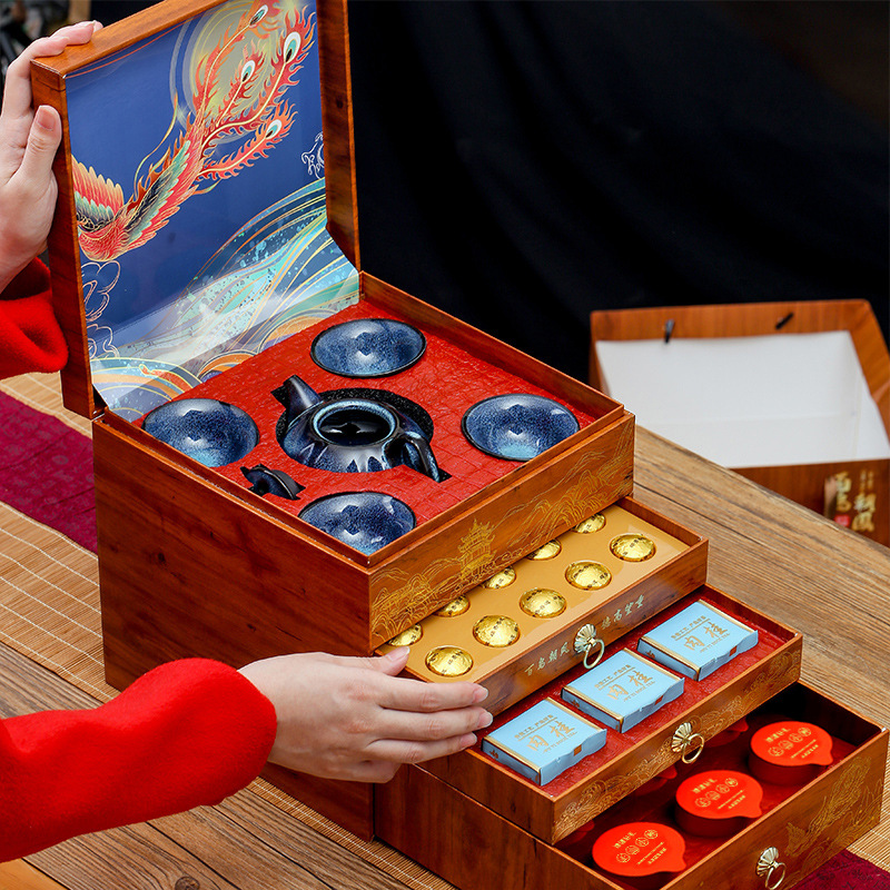 茶葉四件套禮盒