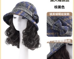 減齡假髮漁夫帽