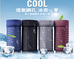 冰絲網孔男內褲