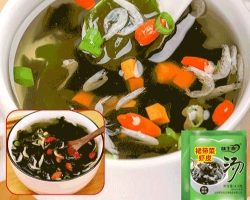 即食海帶蝦仁湯