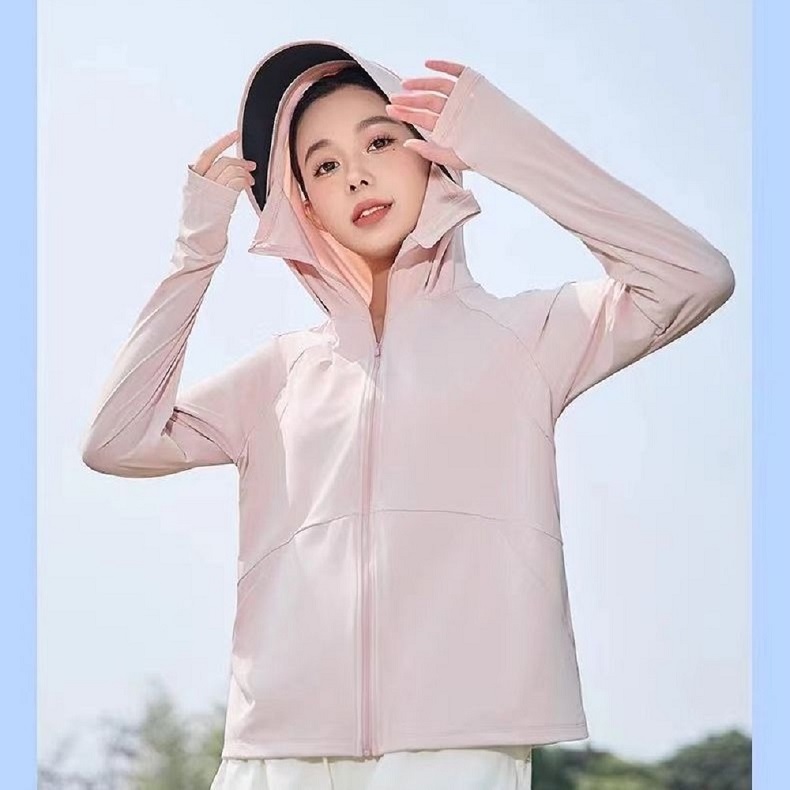 可拆帽檐防曬衣